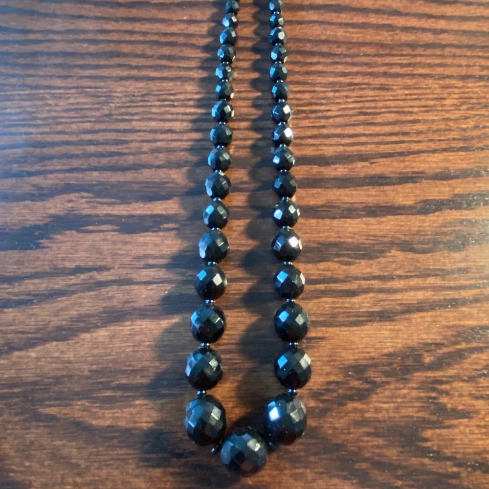Black Necklace 24"